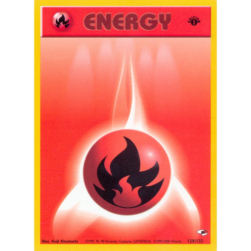 Fire Energy (128/132) [Gym Heroes 1st Edition]