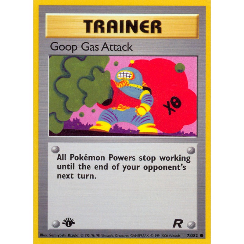 Goop Gas Attack (78/82) [Team Rocket 1st Edition]