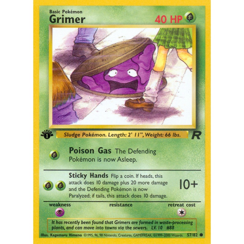 Grimer (57/82) [Team Rocket 1st Edition]