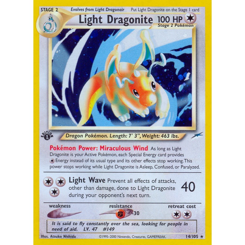 Light Dragonite (14/105) [Neo Destiny 1st Edition]