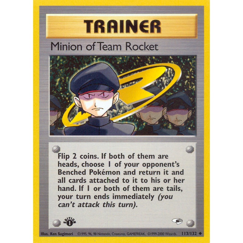 Minion of Team Rocket (113/132) [Gym Heroes 1st Edition]
