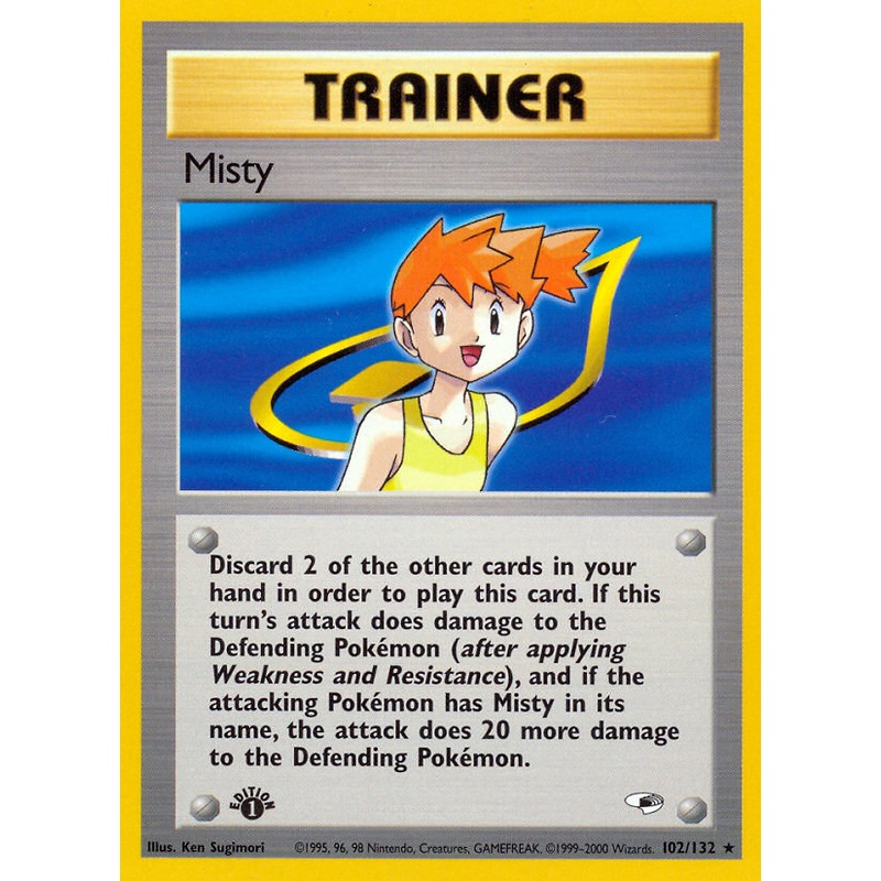 Misty (102/132) [Gym Heroes 1st Edition]