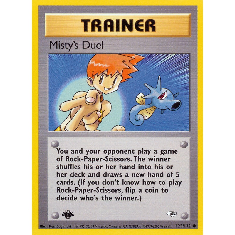 Misty's Duel (123/132) [Gym Heroes 1st Edition]