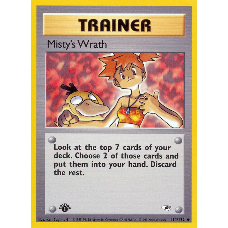 Misty's Wrath (114/132) [Gym Heroes 1st Edition]