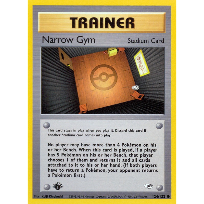 Narrow Gym (124/132) [Gym Heroes 1st Edition]