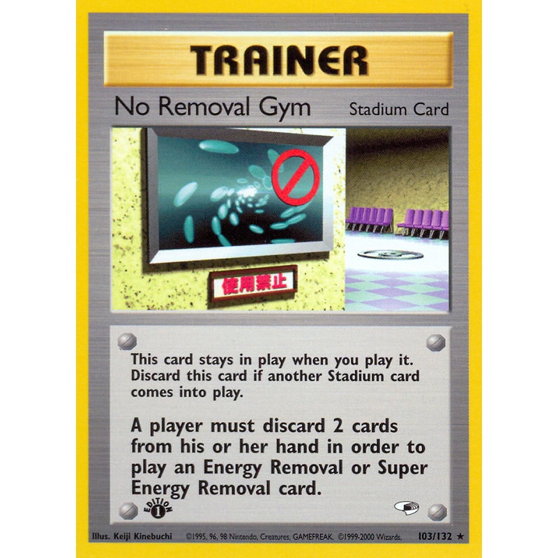 No Removal Gym (103/132) [Gym Heroes 1st Edition]