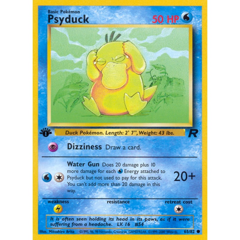 Psyduck (65/82) [Team Rocket 1st Edition]