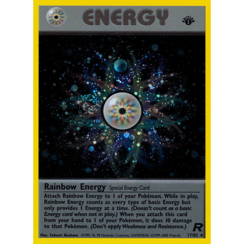Rainbow Energy (17/82) [Team Rocket 1st Edition]
