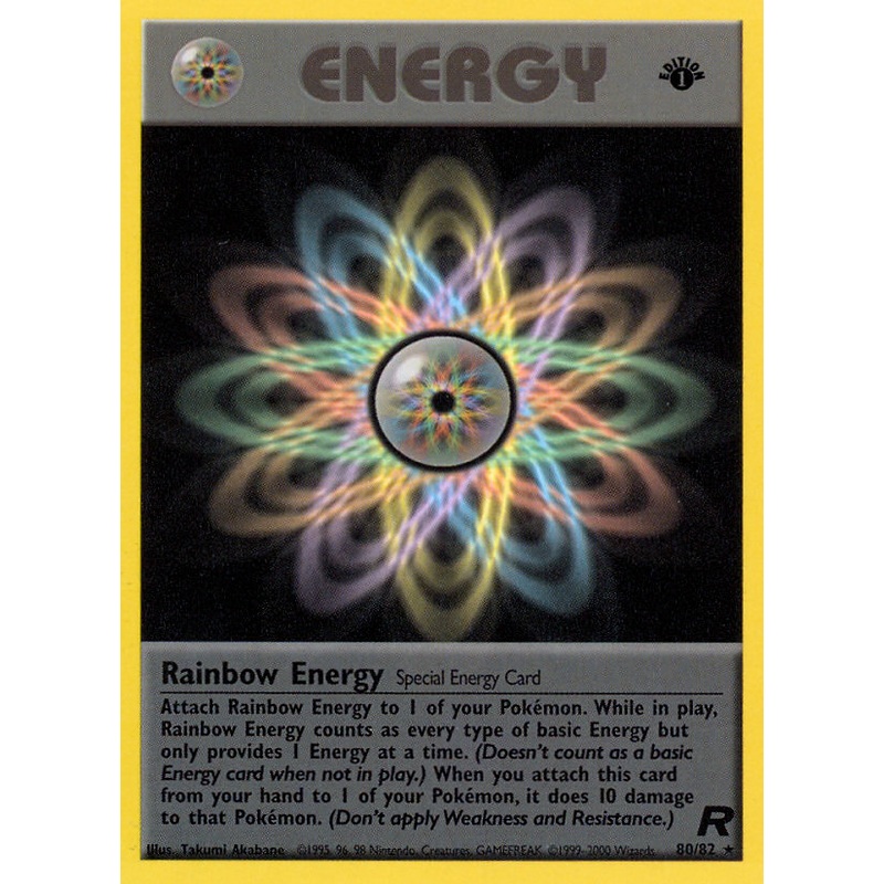 Rainbow Energy (80/82) [Team Rocket 1st Edition]