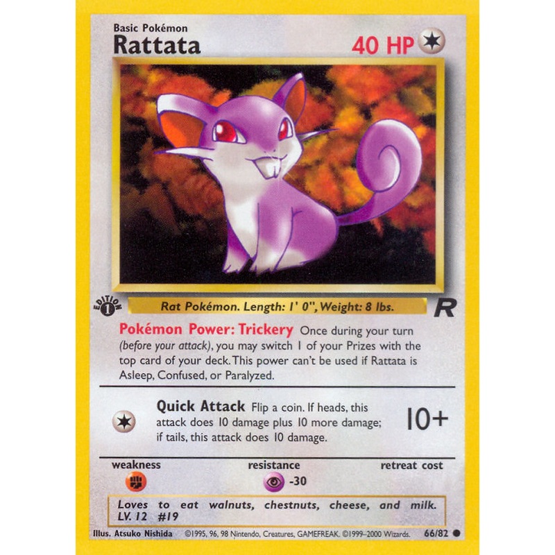 Rattata (66/82) [Team Rocket 1st Edition]