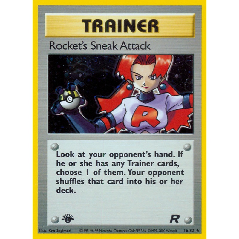 Rocket's Sneak Attack (16/82) [Team Rocket 1st Edition]
