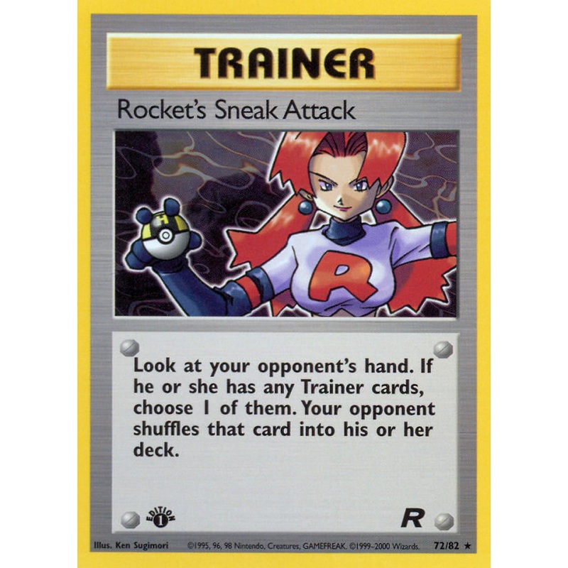 Rocket's Sneak Attack (72/82) [Team Rocket 1st Edition]