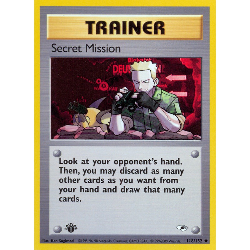 Secret Mission (118/132) [Gym Heroes 1st Edition]