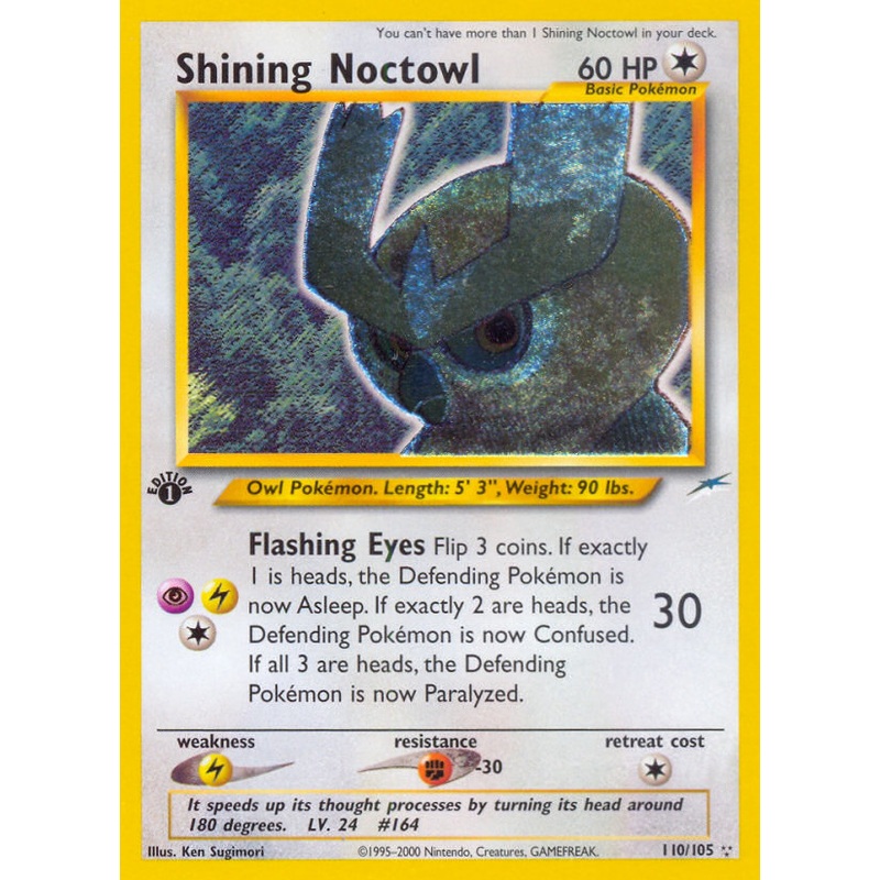 Shining Noctowl (110/105) [Neo Destiny 1st Edition]