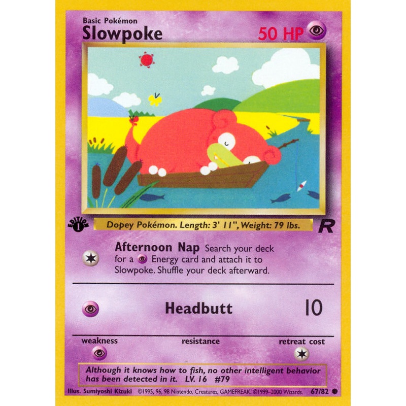 Slowpoke (67/82) [Team Rocket 1st Edition]