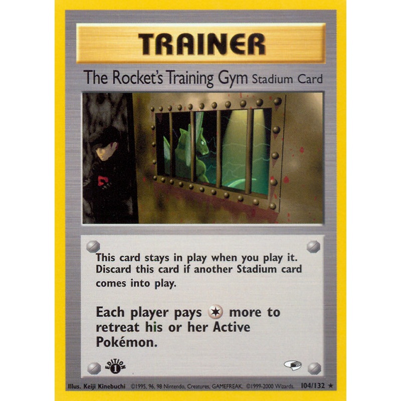 The Rocket's Training Gym (104/132) [Gym Heroes 1st Edition]