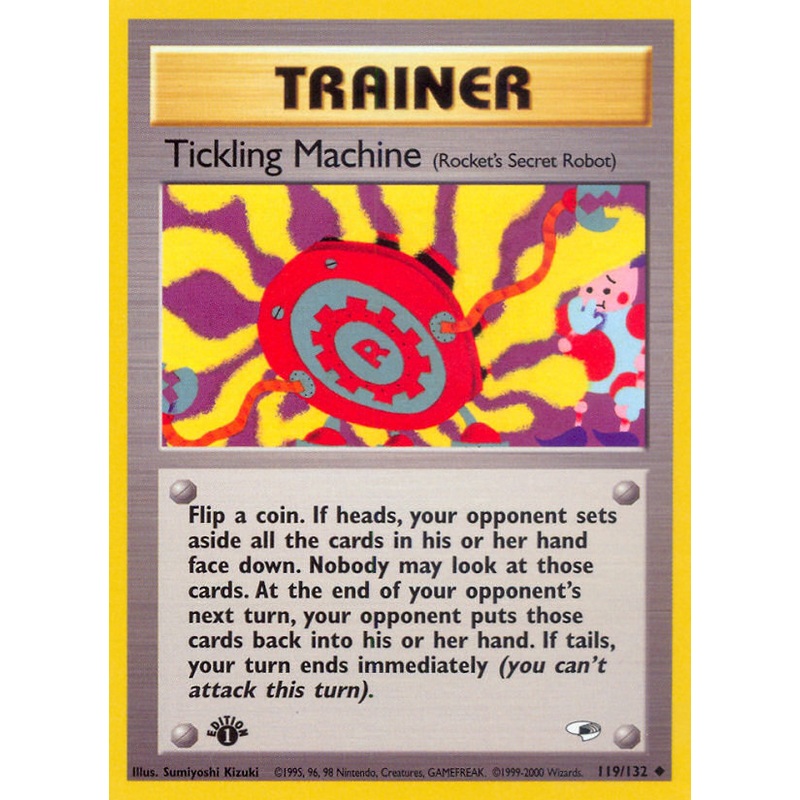 Tickling Machine (119/132) [Gym Heroes 1st Edition]