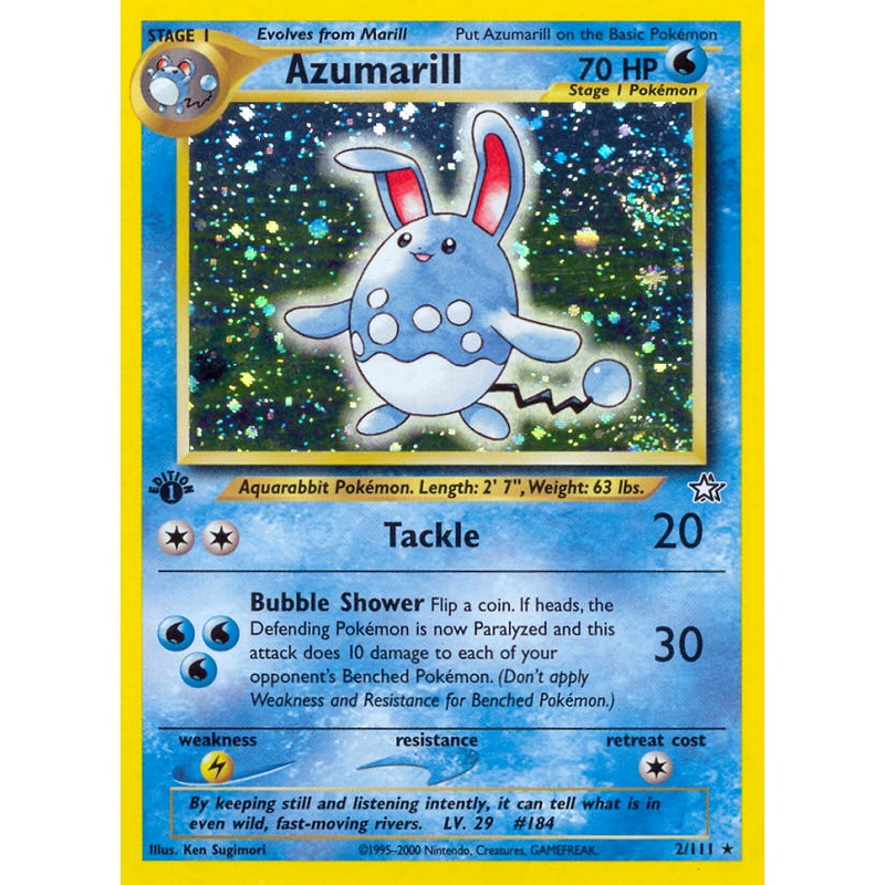 Azumarill (2/111) [Neo Genesis 1st Edition]