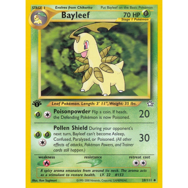 Bayleef (28/111) [Neo Genesis 1st Edition]
