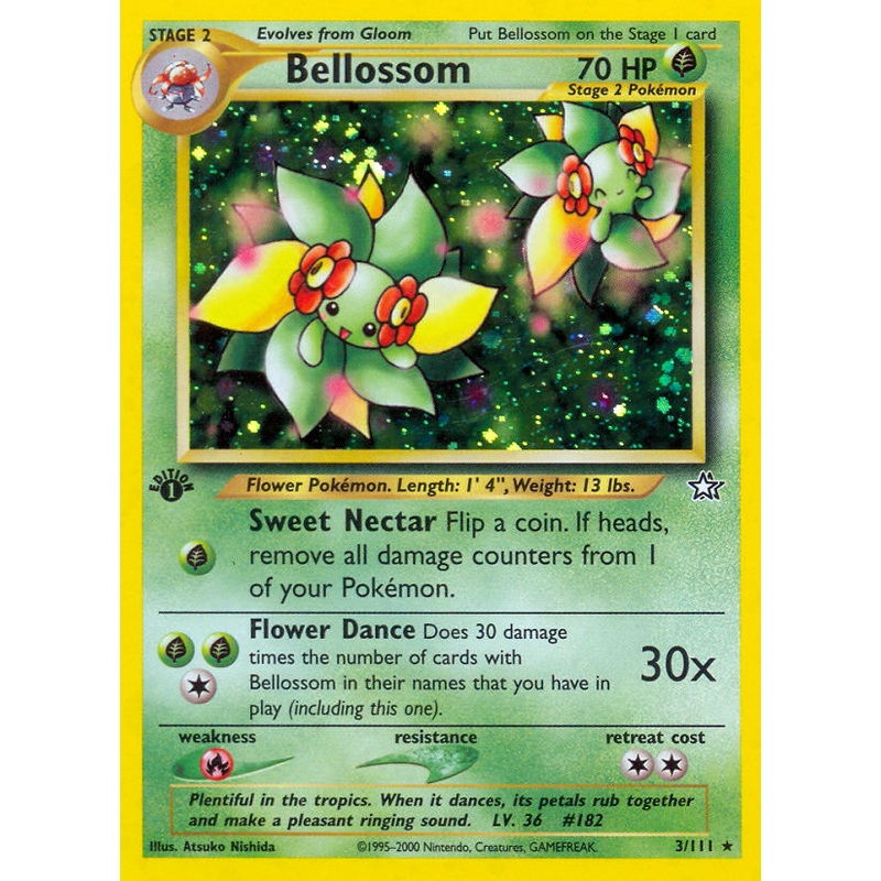 Bellossom (3/111) [Neo Genesis 1st Edition]