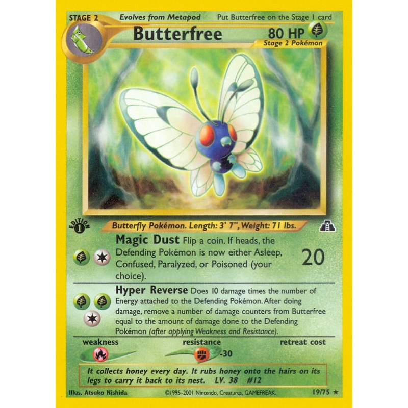 Butterfree (19/75) [Neo Discovery 1st Edition]