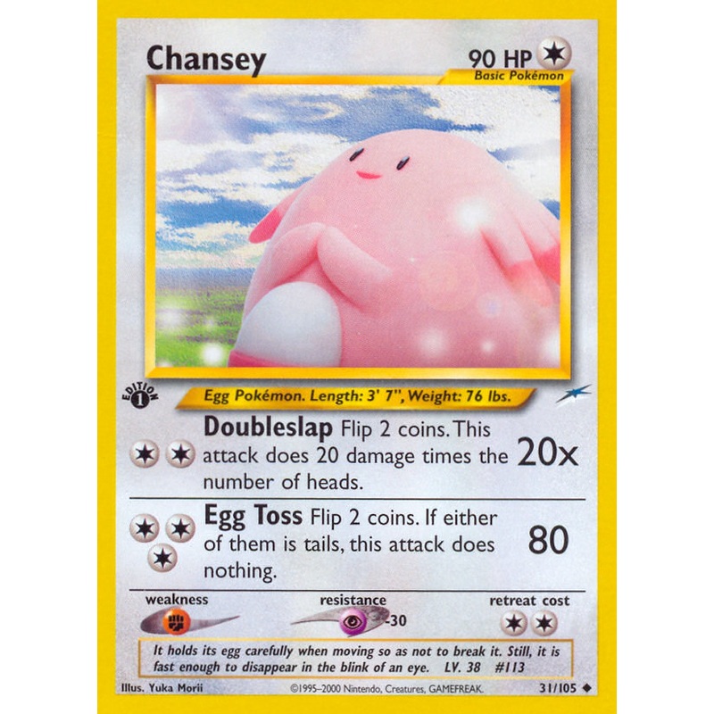 Chansey (31/105) [Neo Destiny 1st Edition]