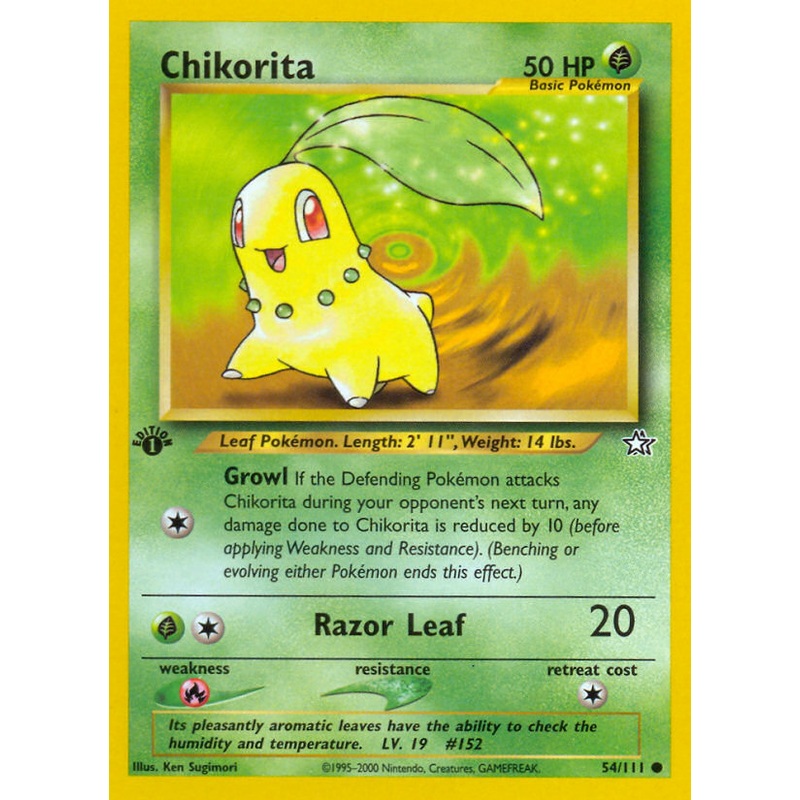 Chikorita (54/111) [Neo Genesis 1st Edition]