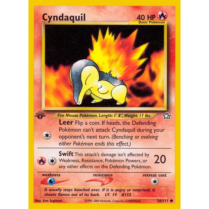 Cyndaquil (56/111) [Neo Genesis 1st Edition]