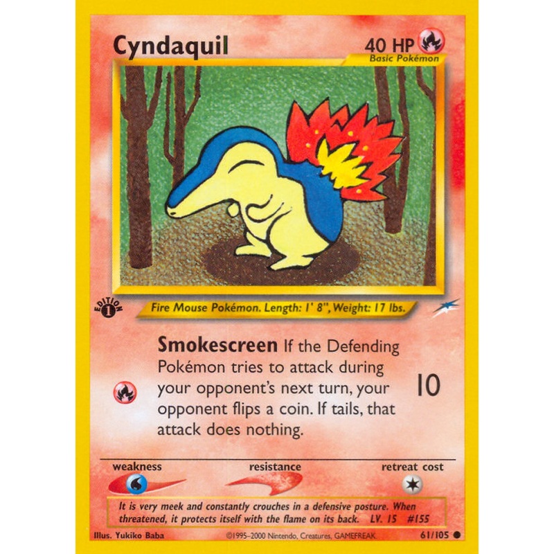 Cyndaquil (61/105) [Neo Destiny 1st Edition]