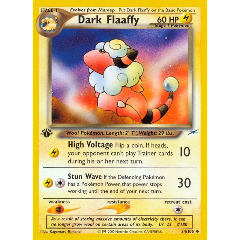 Dark Flaaffy (34/105) [Neo Destiny 1st Edition]