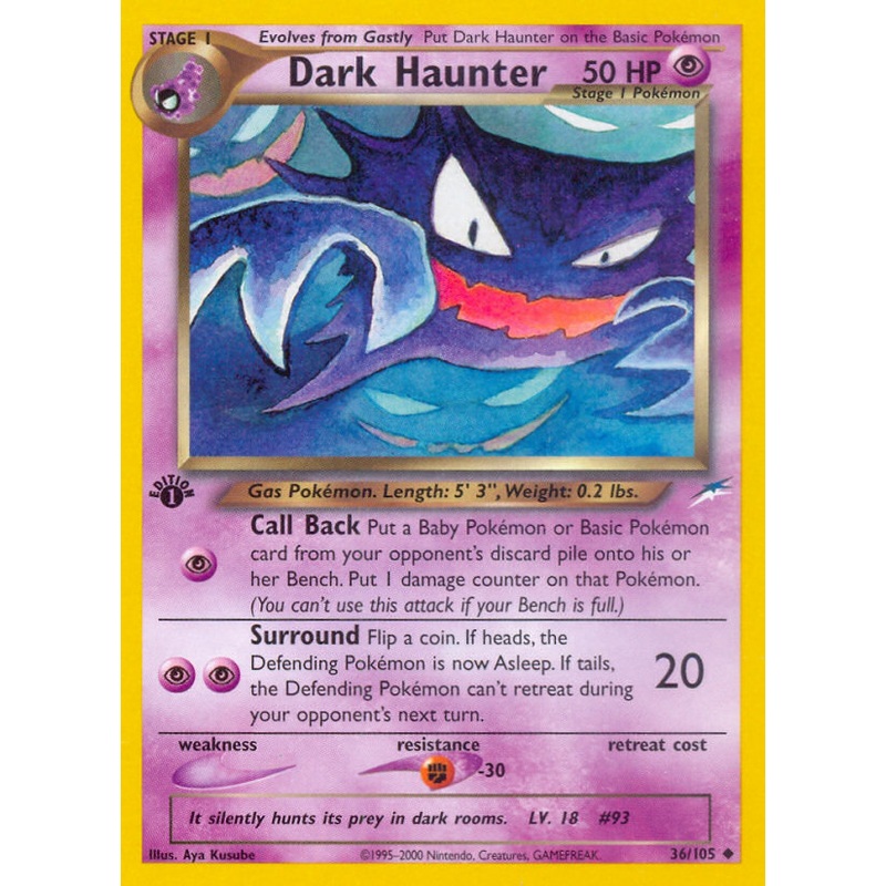 Dark Haunter (36/105) [Neo Destiny 1st Edition]