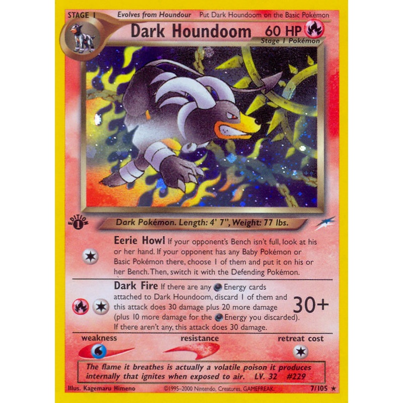 Dark Houndoom (7/105) [Neo Destiny 1st Edition]