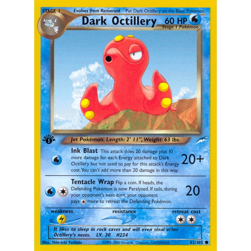 Dark Octillery (62/105) [Neo Destiny 1st Edition]