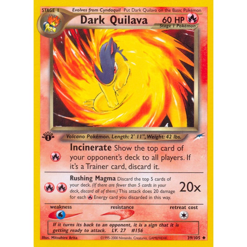 Dark Quilava (39/105) [Neo Destiny 1st Edition]