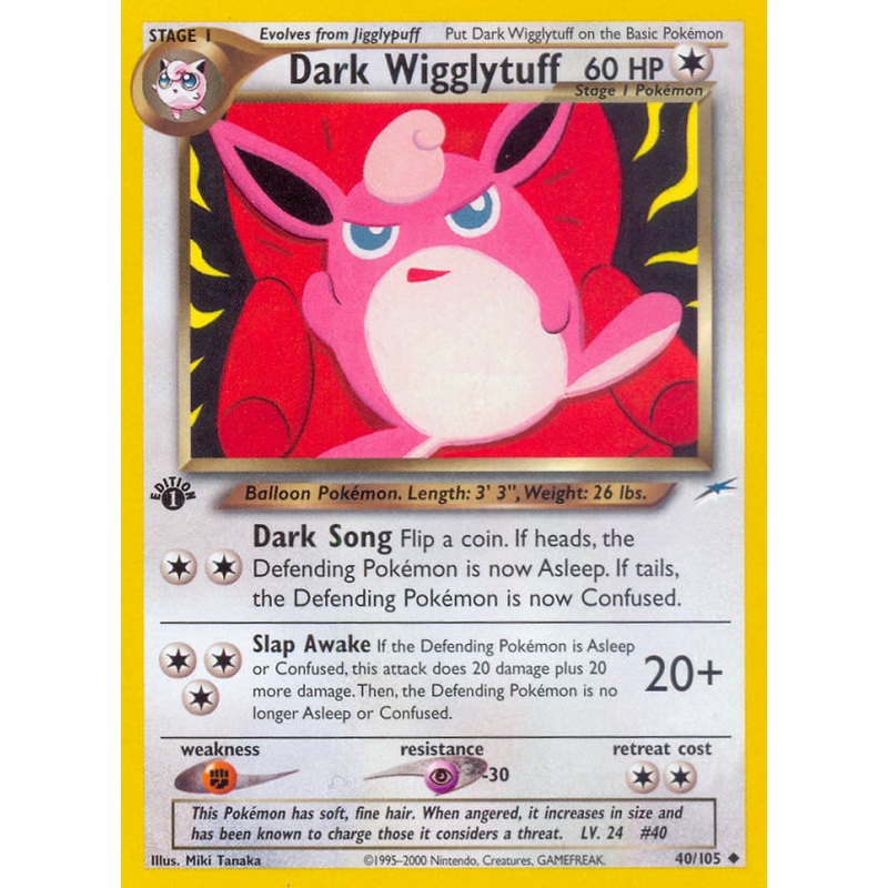 Dark Wigglytuff (40/105) [Neo Destiny 1st Edition]