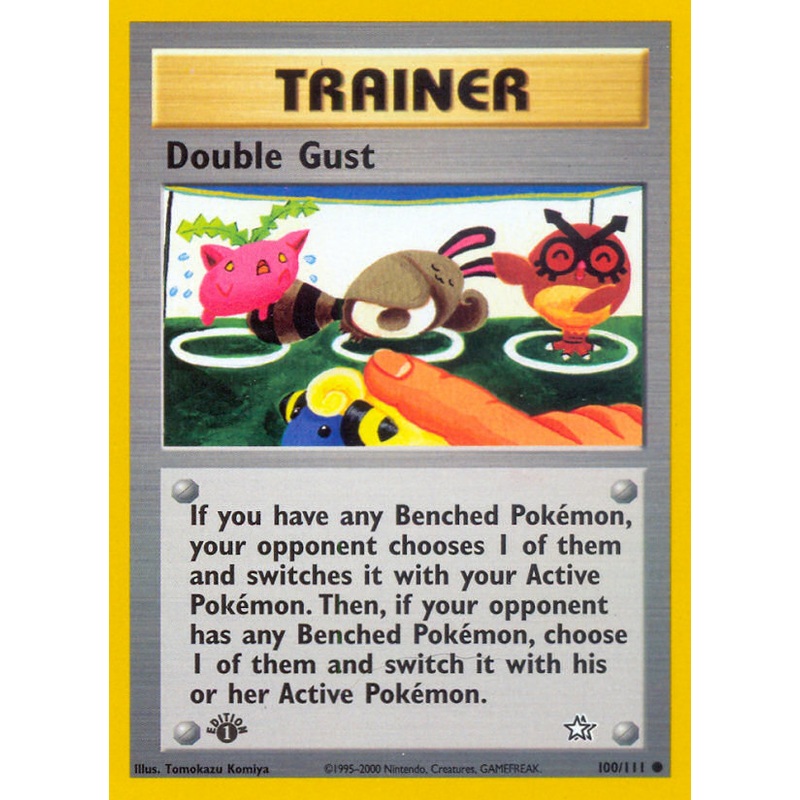 Double Gust (100/111) [Neo Genesis 1st Edition]