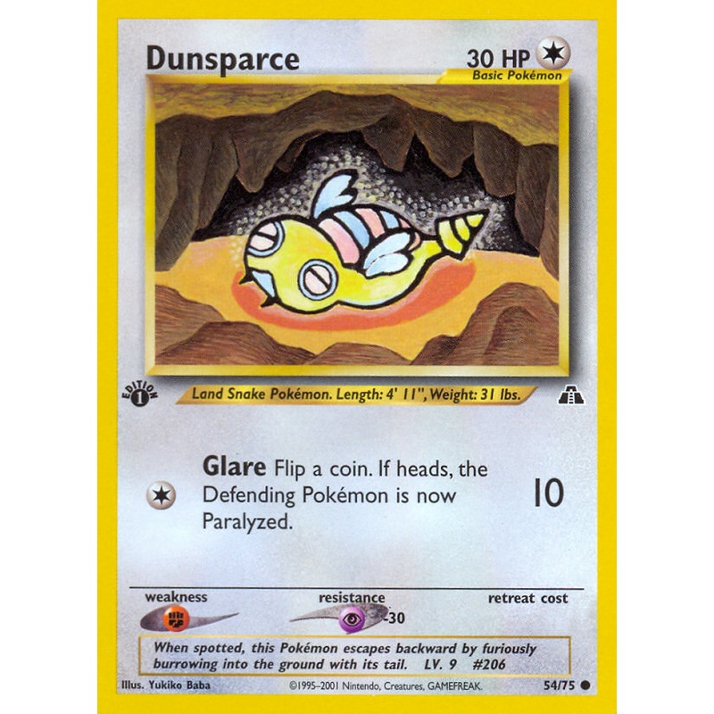 Dunsparce (54/75) [Neo Discovery 1st Edition]
