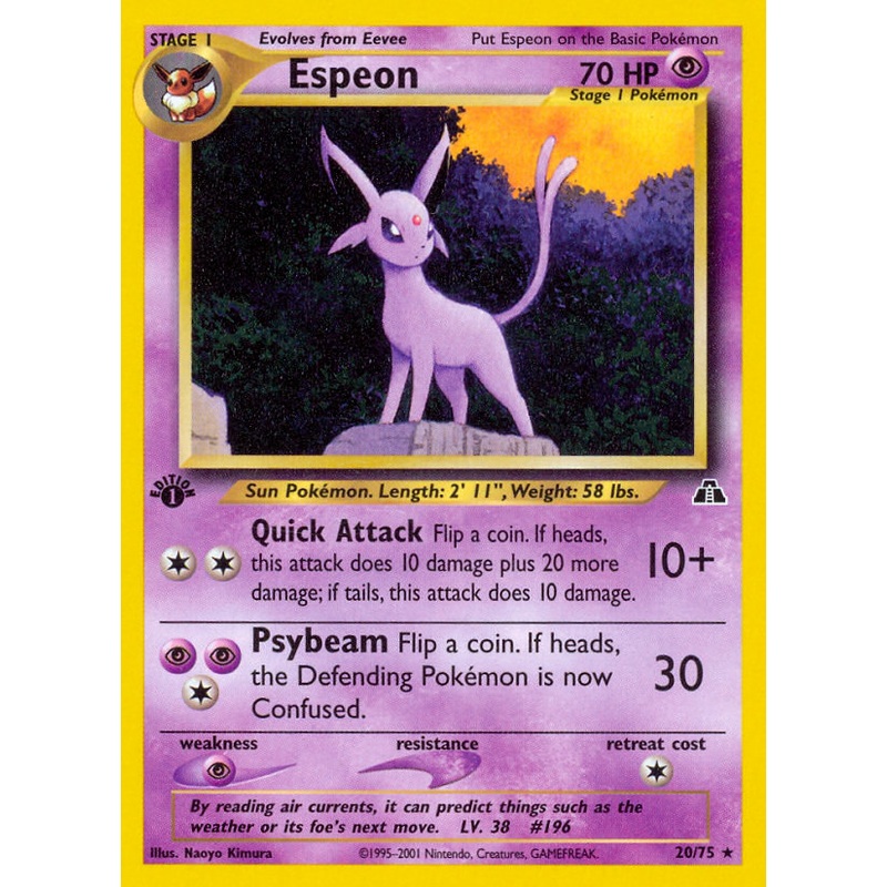 Espeon (20/75) [Neo Discovery 1st Edition]