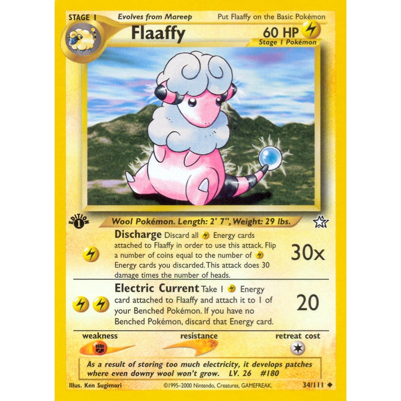 Flaaffy (34/111) [Neo Genesis 1st Edition]