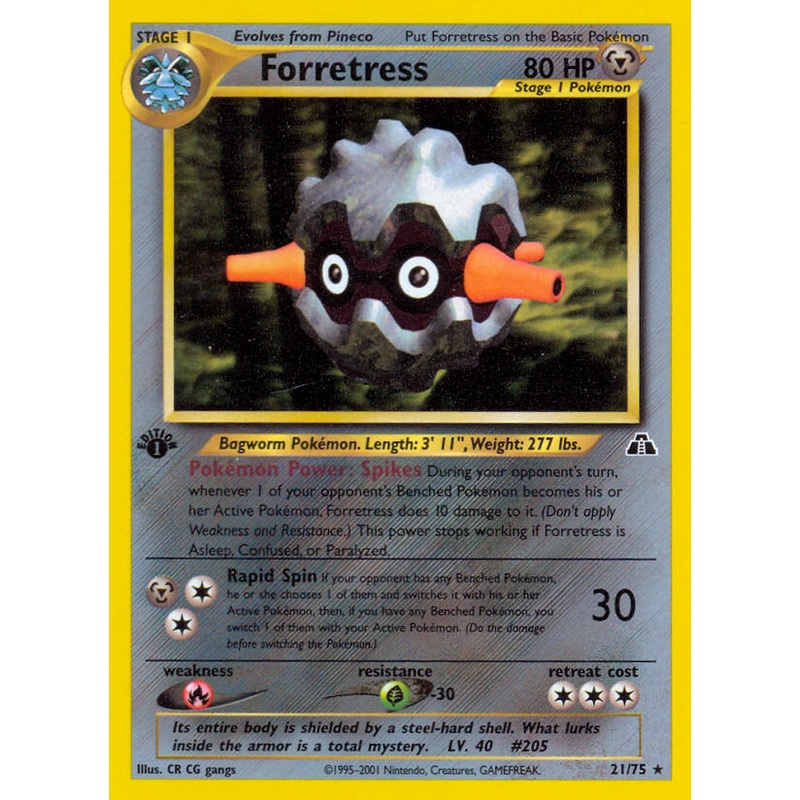Forretress (21/75) [Neo Discovery 1st Edition]