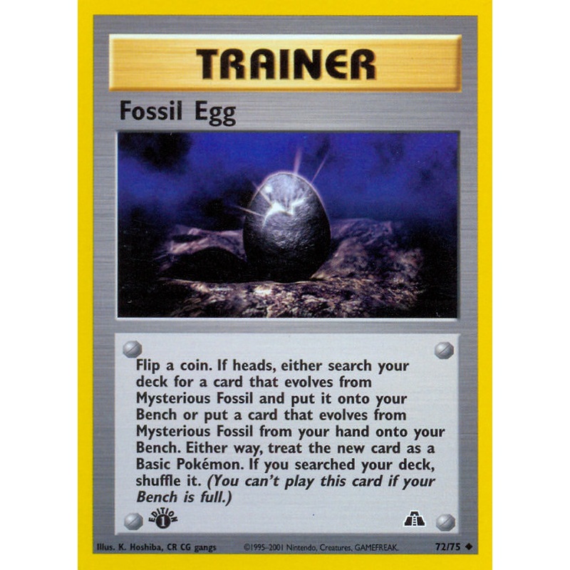 Fossil Egg (72/75) [Neo Discovery 1st Edition]