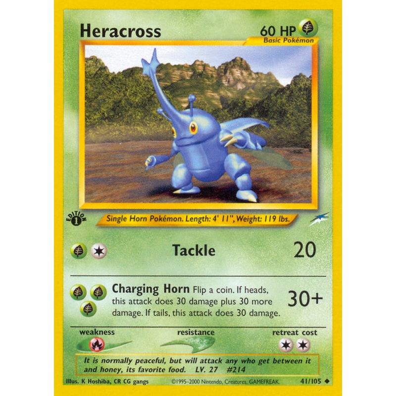 Heracross (41/105) [Neo Destiny 1st Edition]