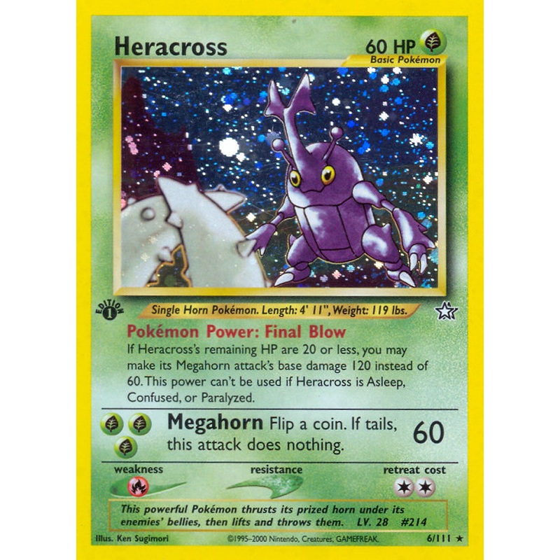 Heracross (6/111) [Neo Genesis 1st Edition]