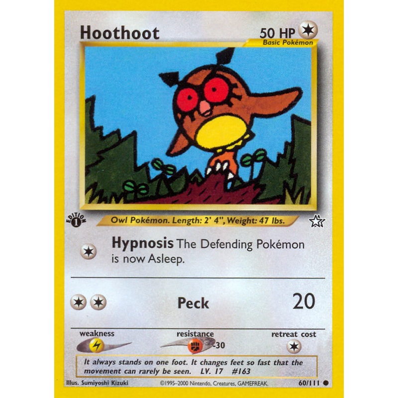 Hoothoot (60/111) [Neo Genesis 1st Edition]
