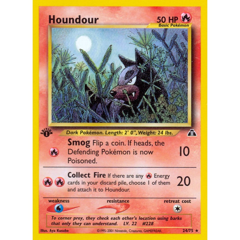 Houndour (24/75) [Neo Discovery 1st Edition]