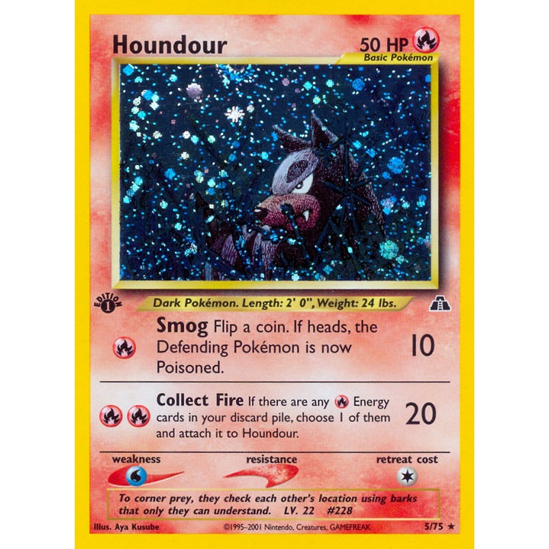 Houndour (5/75) [Neo Discovery 1st Edition]