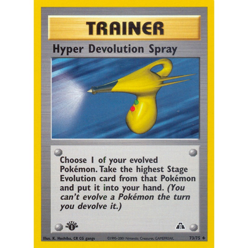 Hyper Devolution Spray (73/75) [Neo Discovery 1st Edition]