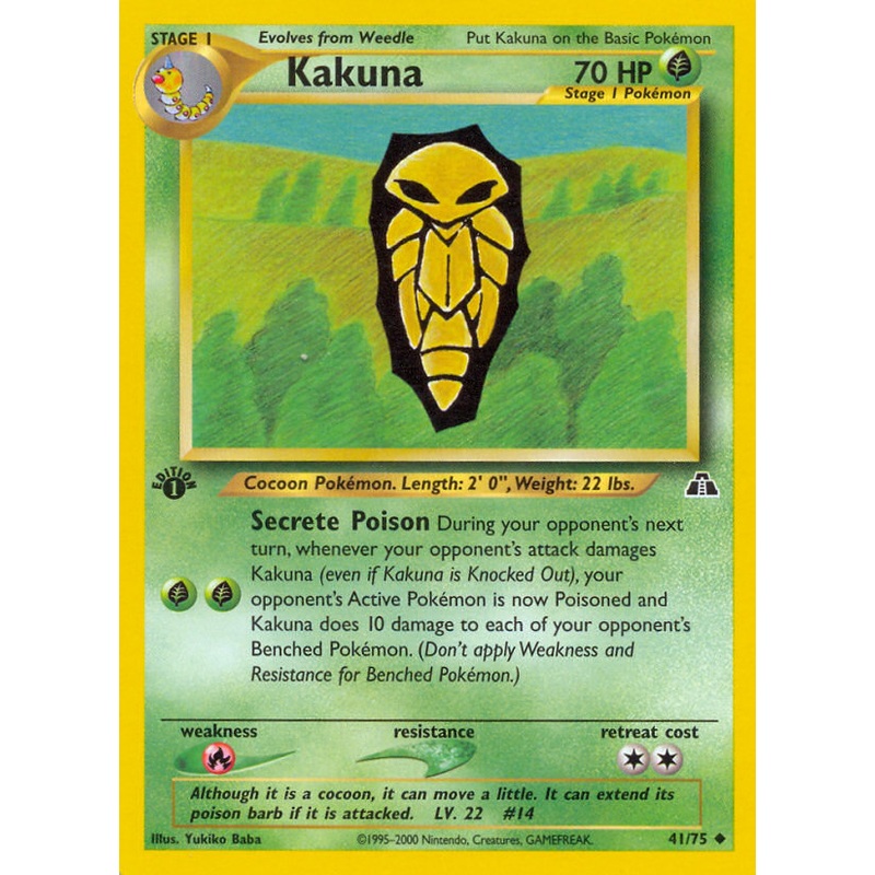 Kakuna (41/75) [Neo Discovery 1st Edition]