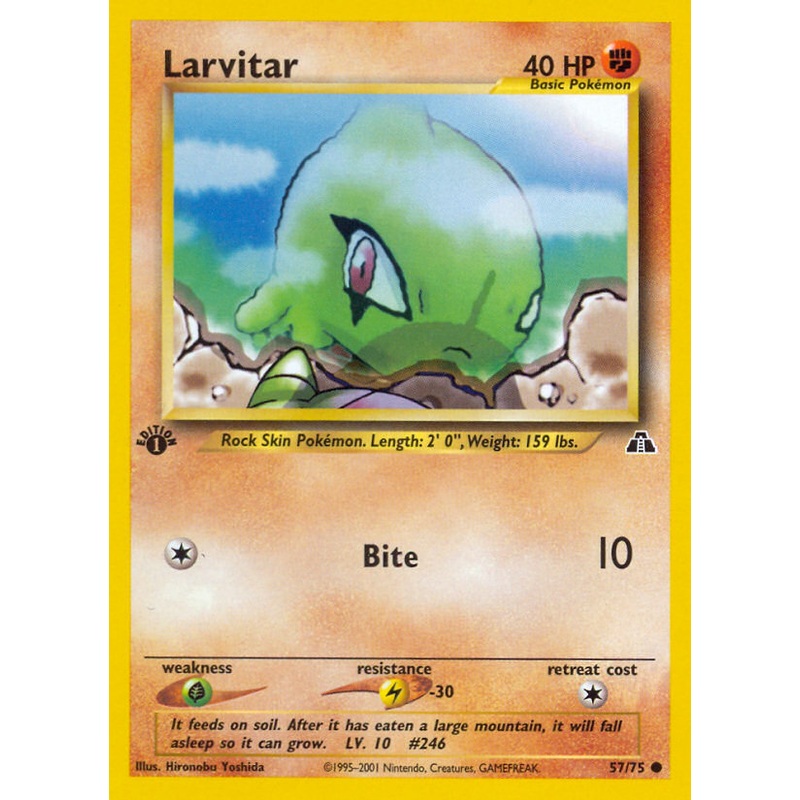 Larvitar (57/75) [Neo Discovery 1st Edition]