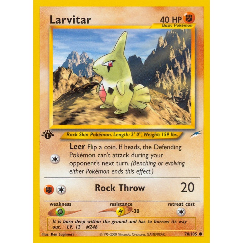Larvitar (70/105) [Neo Destiny 1st Edition]